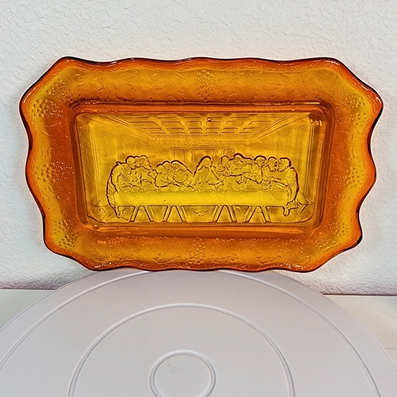 Amber the last supper plate - Picture 3 of 4
